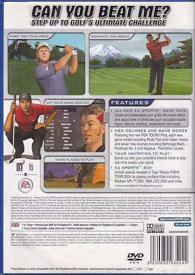 Tiger Woods PGA Tour 2004 - PS2 (B Grade) (Genbrug)